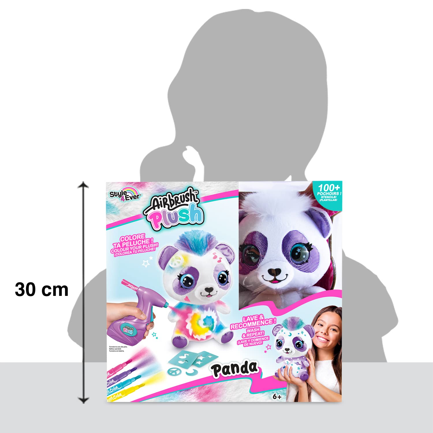 Airbrush Plush - Panda (257)