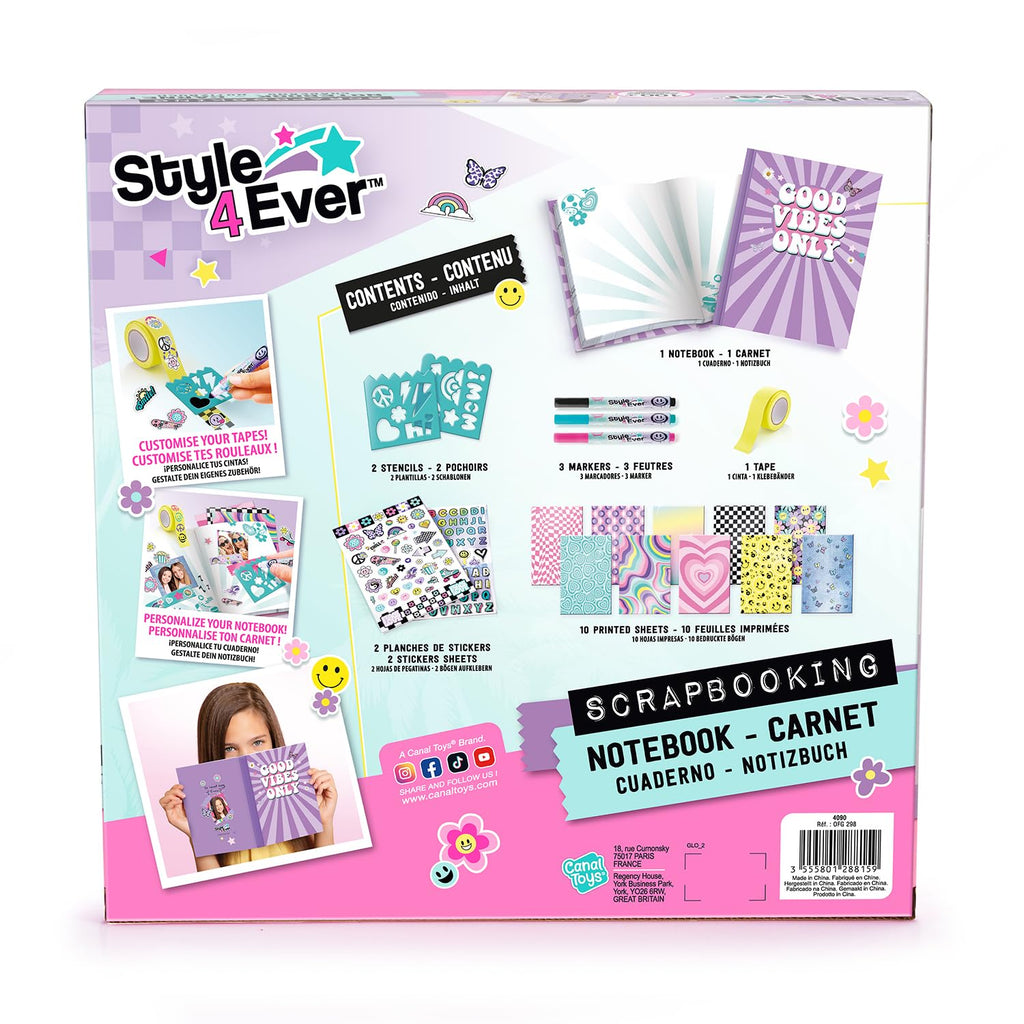 Canal Toys - Style 4 Ever - Secret Scrapbooking Notebook