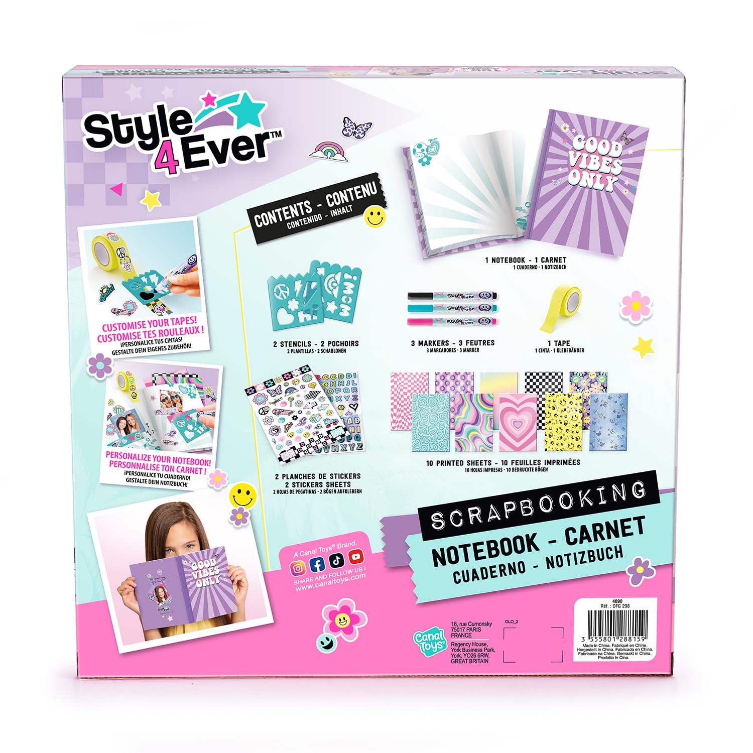 Canal Toys - Style 4 Ever - Secret Scrapbooking Notebook