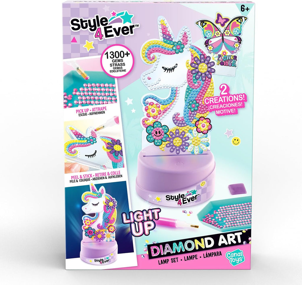 Diamond Art LAMP Set Purple