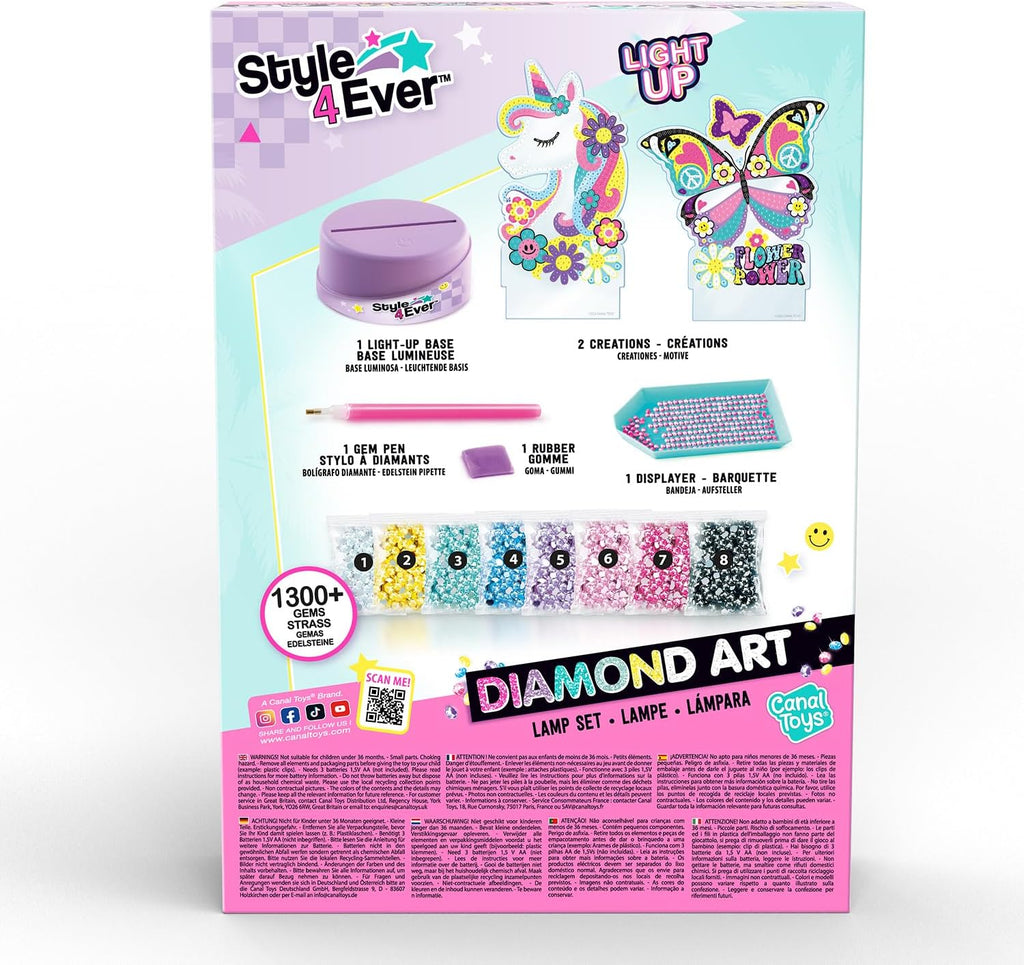 Diamond Art LAMP Set Purple
