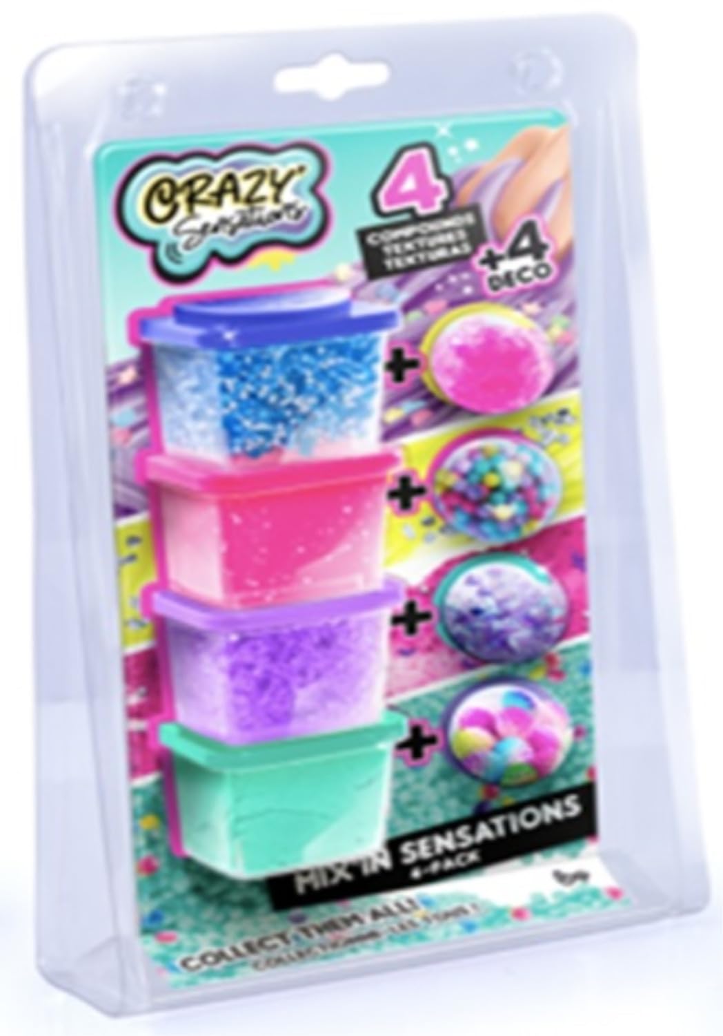 Canal Toys Crazy Mix Incensation Slime Toy Pack of 4