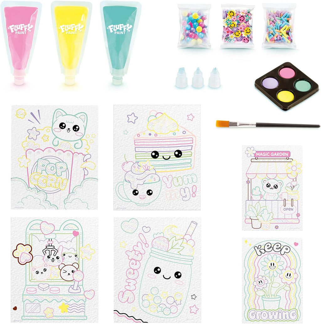 Art Lab Fluffy Paint Kit, 3D Paint Set, Bring Your Designs to Life with 3D Paint! Great Kit for Budding Artists