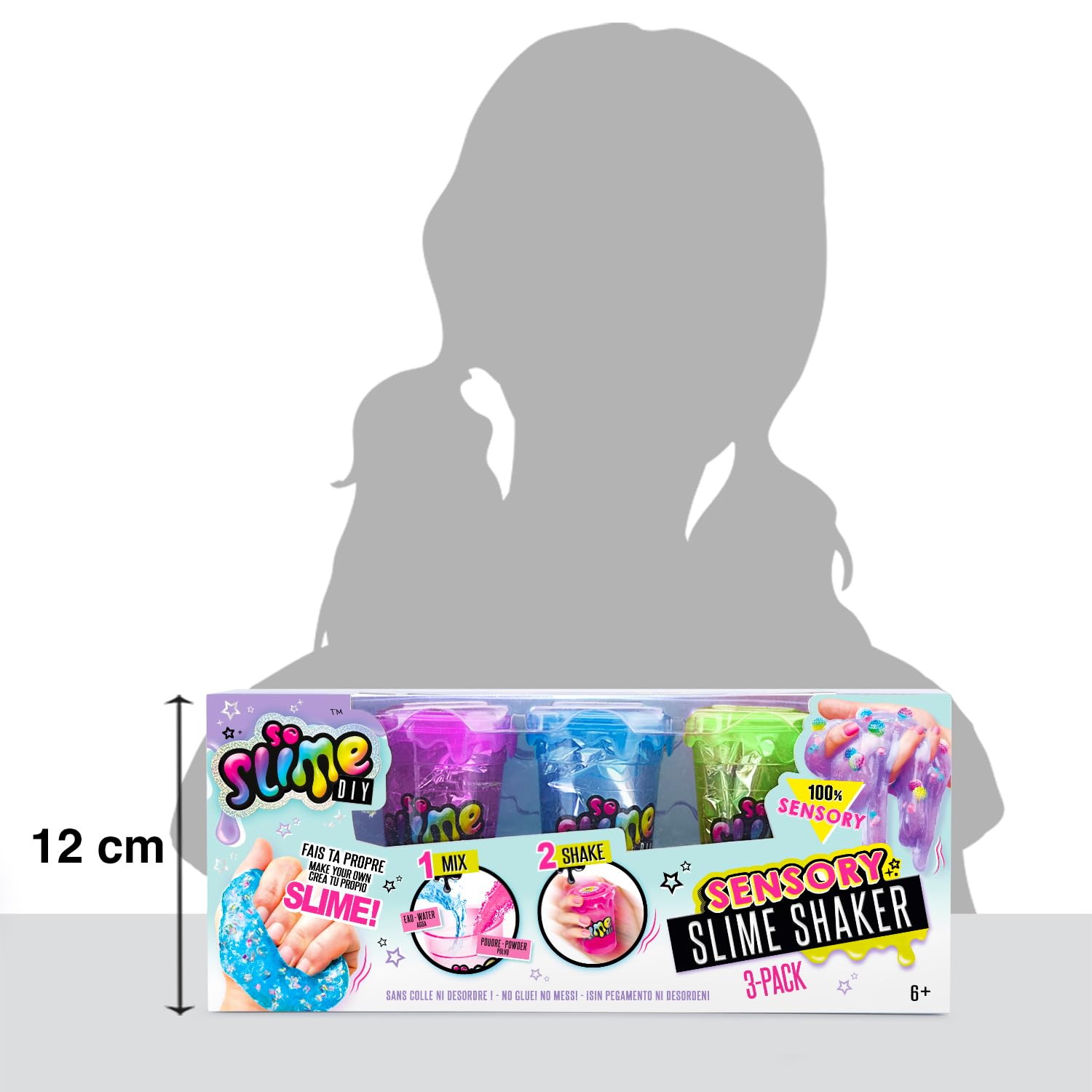 So Slime SSC 003 Shakers 3 Pack, Assorted Colours