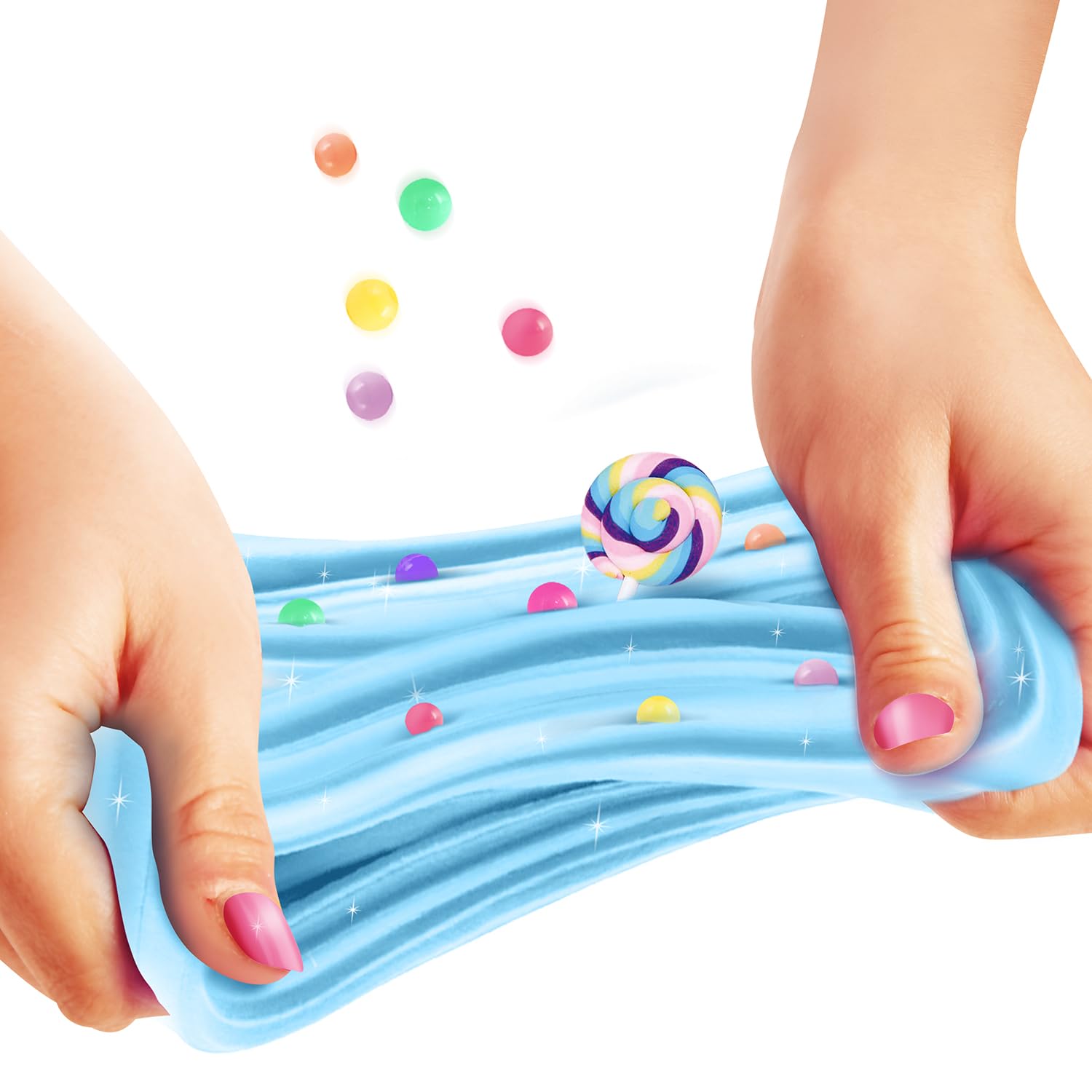 So Slime SSC 101 Fluffy Shakers 3 Pack, Pastels,Small