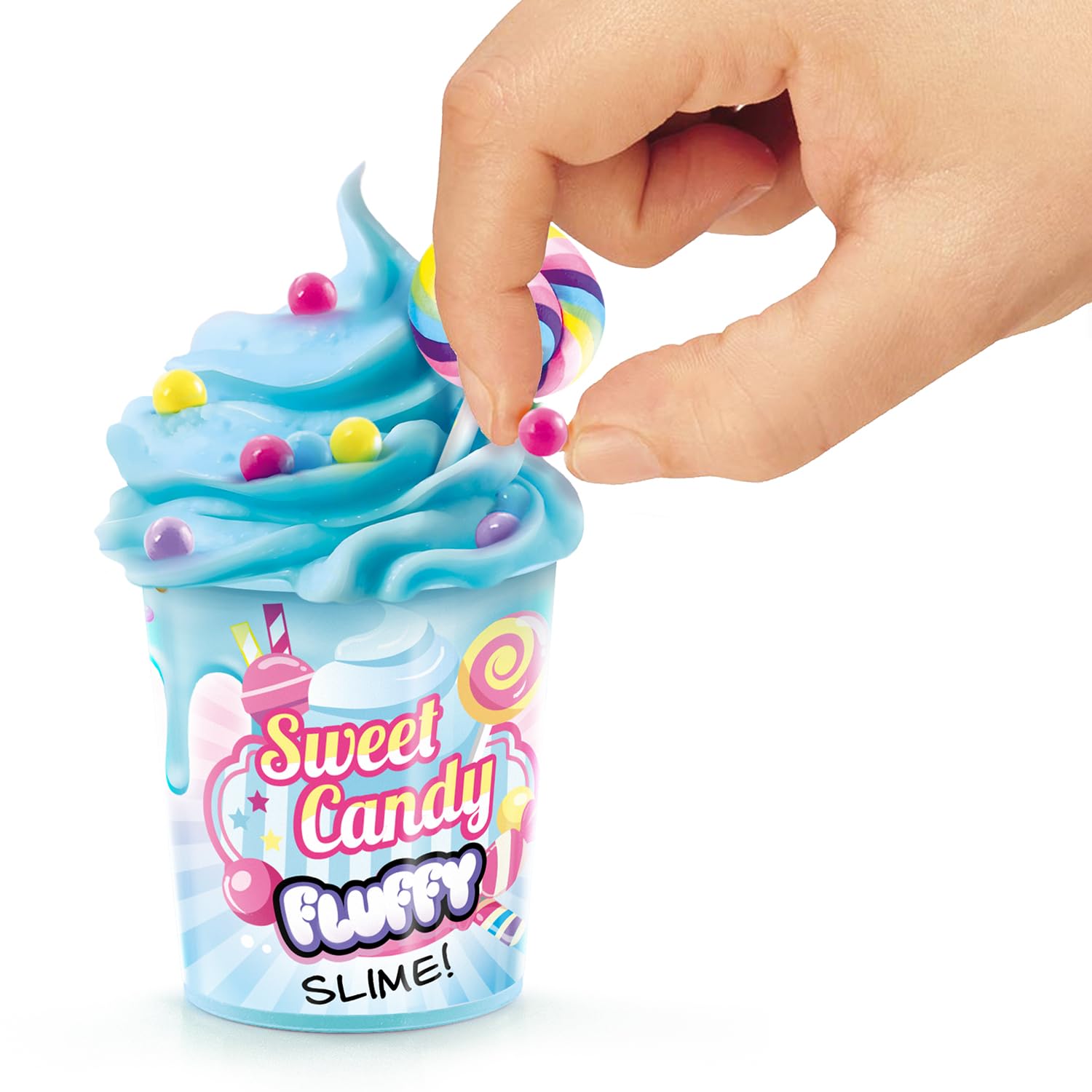 So Slime SSC 101 Fluffy Shakers 3 Pack, Pastels,Small