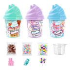 So Slime SSC 101 Fluffy Shakers 3 Pack, Pastels,Small