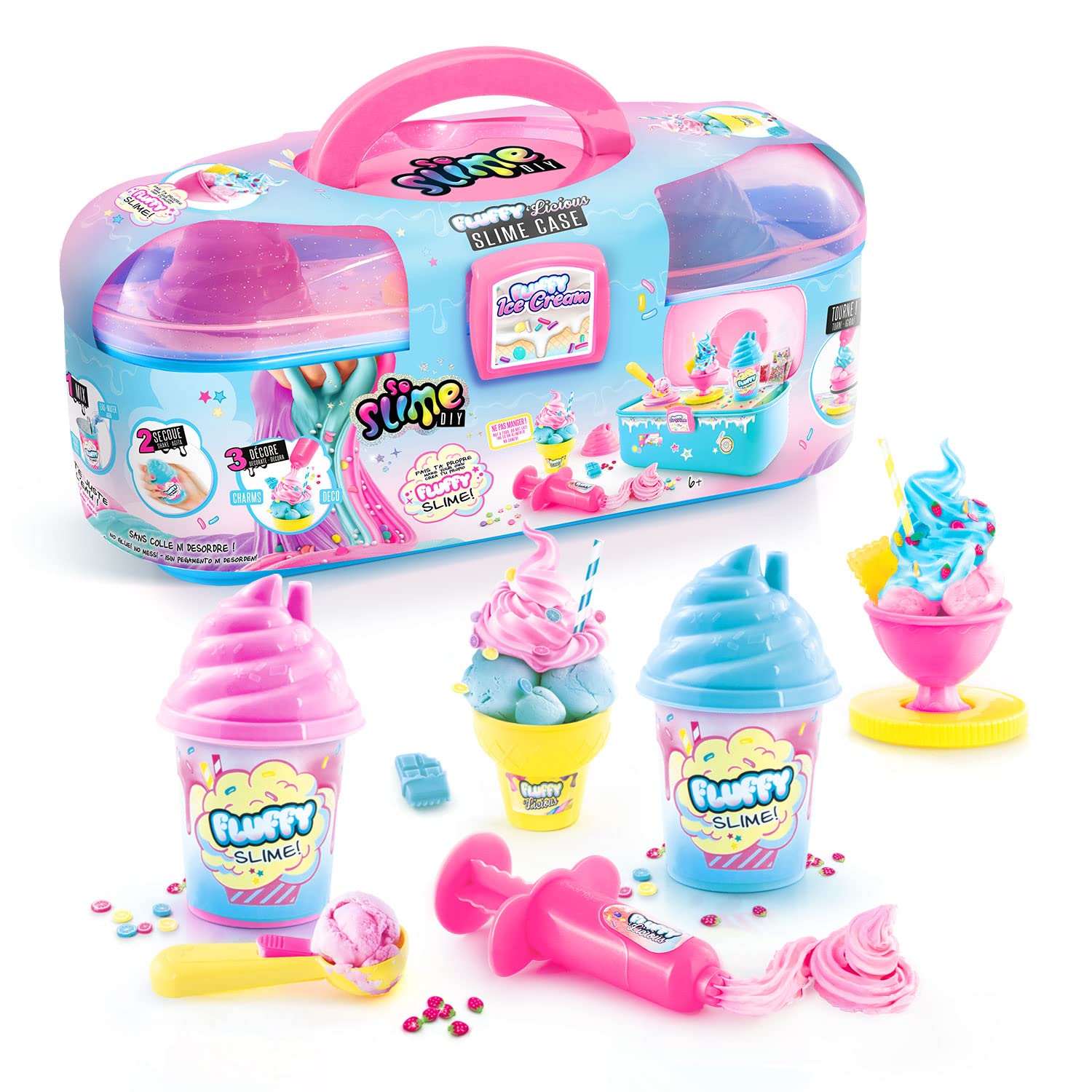 Canal Toys SSC 206 Fluffy Case with Accessories for 6 Years and Above - Purple