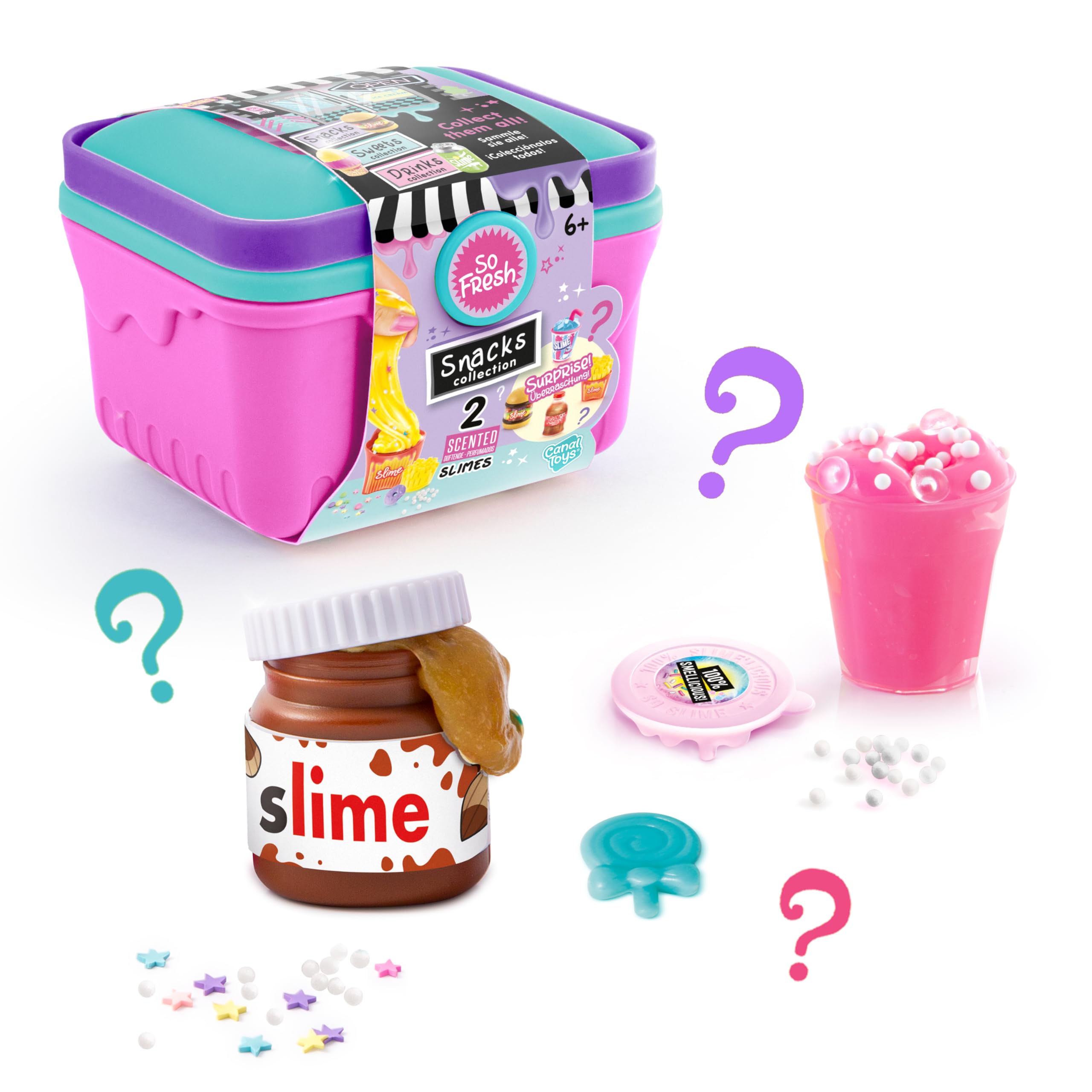 Canal Toys So Slimelicious Market - Mini Slime Case DIY Scents - SSC 240, Purple
