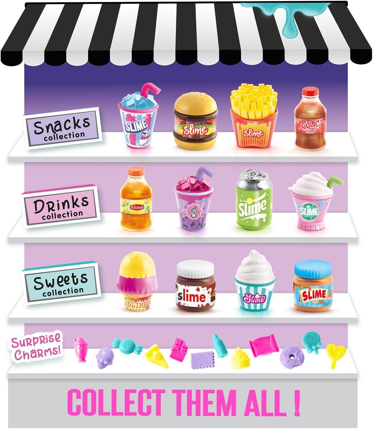 Canal Toys So Slimelicious Market - Mini Slime Case DIY Scents - SSC 240, Purple