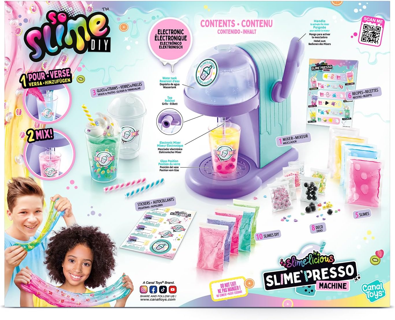 Canal Toys - So Slime - Slimelicious - Slime'presso Machine - SSC 254, Purple