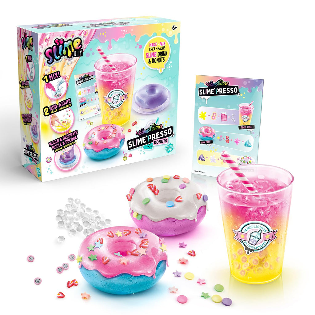 Canal Toys Slime'Presso Make and Customise Your Donuts in Slime DIY-SSC 257, Blue