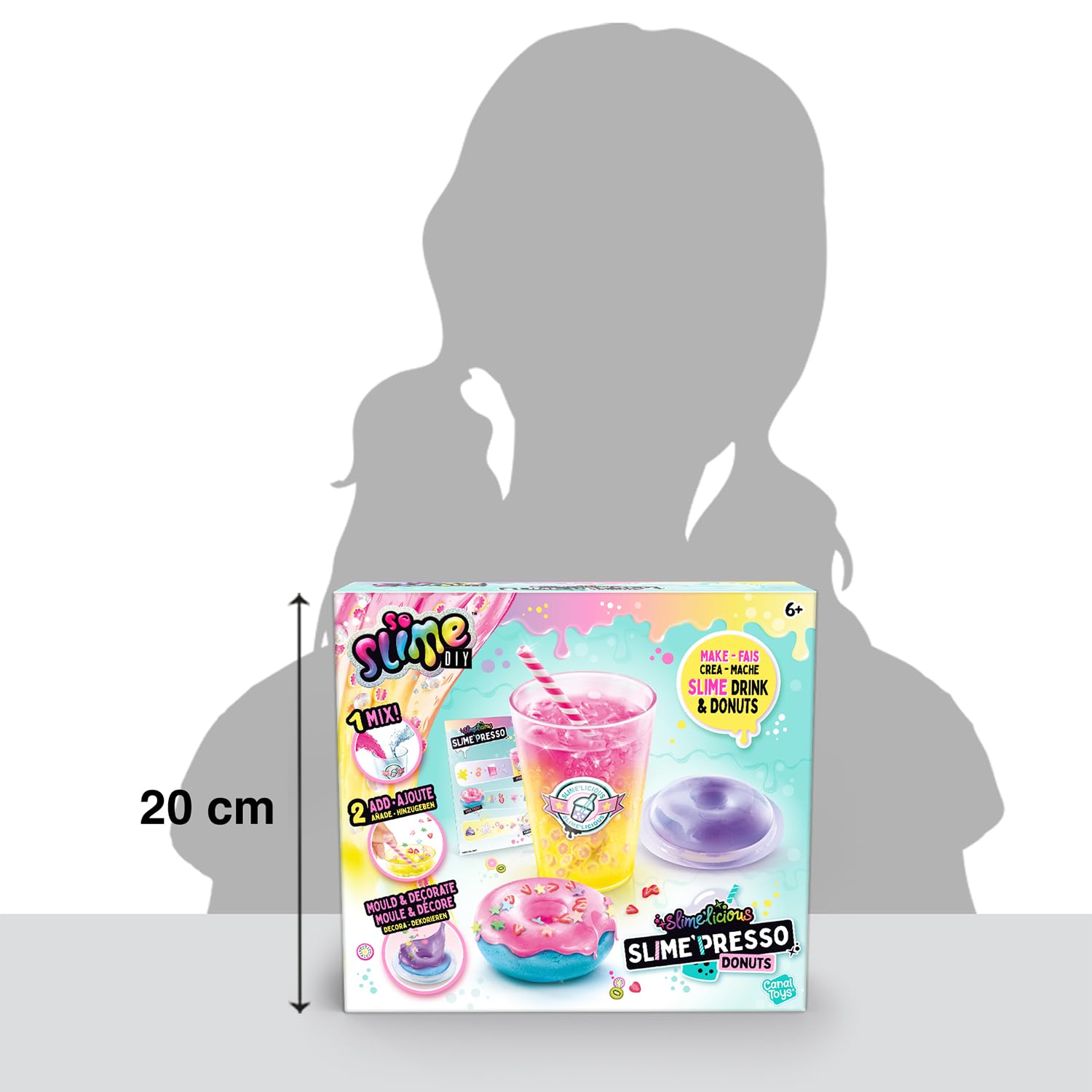 Canal Toys Slime'Presso Make and Customise Your Donuts in Slime DIY-SSC 257, Blue