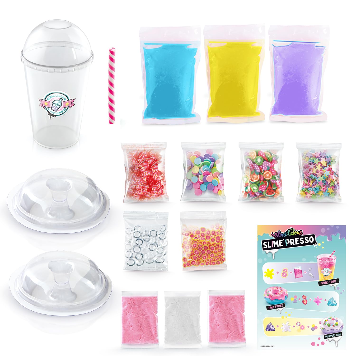 Canal Toys Slime'Presso Make and Customise Your Donuts in Slime DIY-SSC 257, Blue