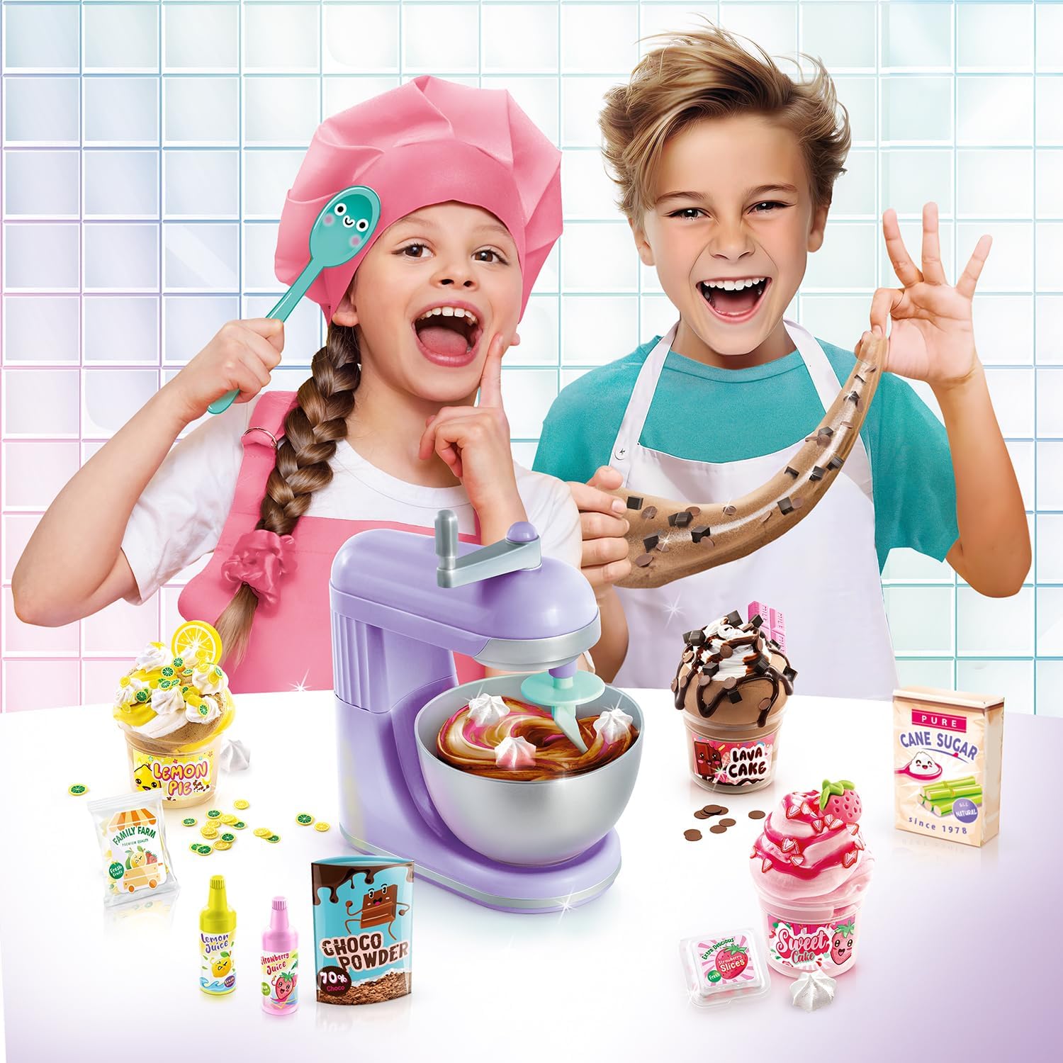 Canal Toys So Slime - Yummy Twist & Slime Mixer Set - DIY Slime with Dyes, Decoration & Recipe Instructions - From 6 Years - 