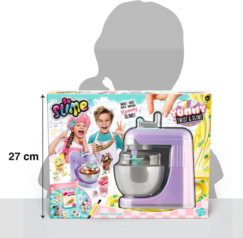 Canal Toys So Slime - Yummy Twist & Slime Mixer Set - DIY Slime with Dyes, Decoration & Recipe Instructions - From 6 Years - 