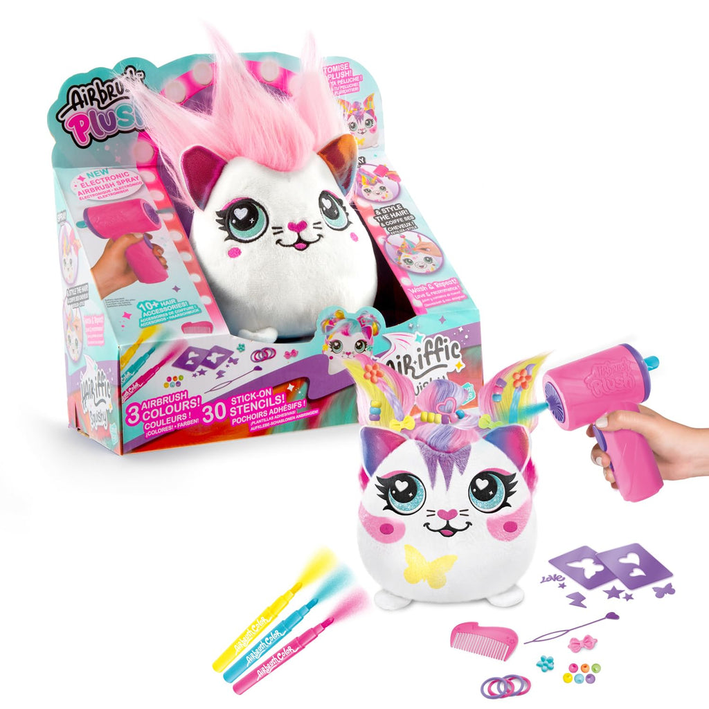 Canal Toys - Airbrush Plush Squishy AIR 040 - Creative Craft Set