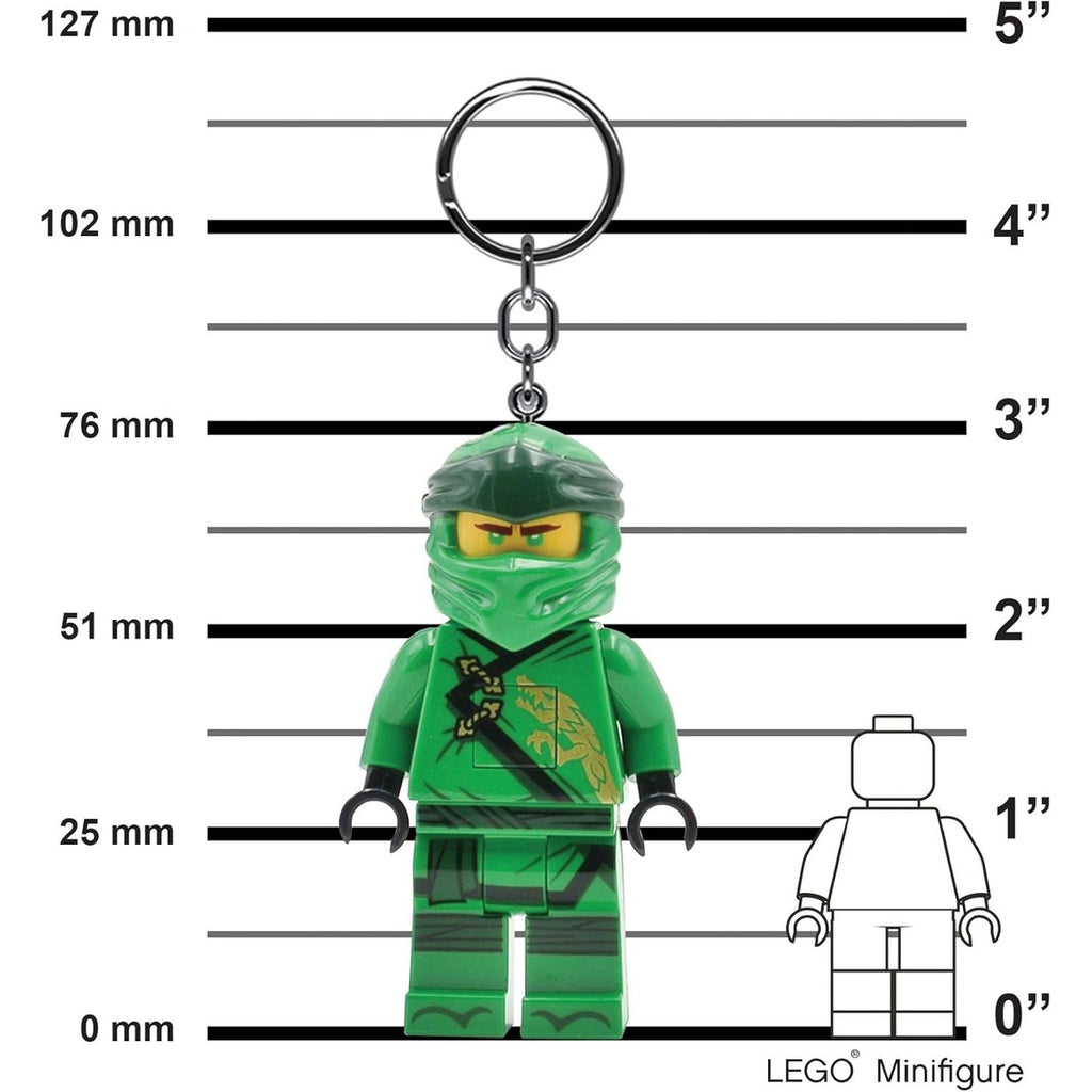 LEGO Ninjago Large 3 Inch Tall Figure Keychain Light - Lloyd (KE150H)
