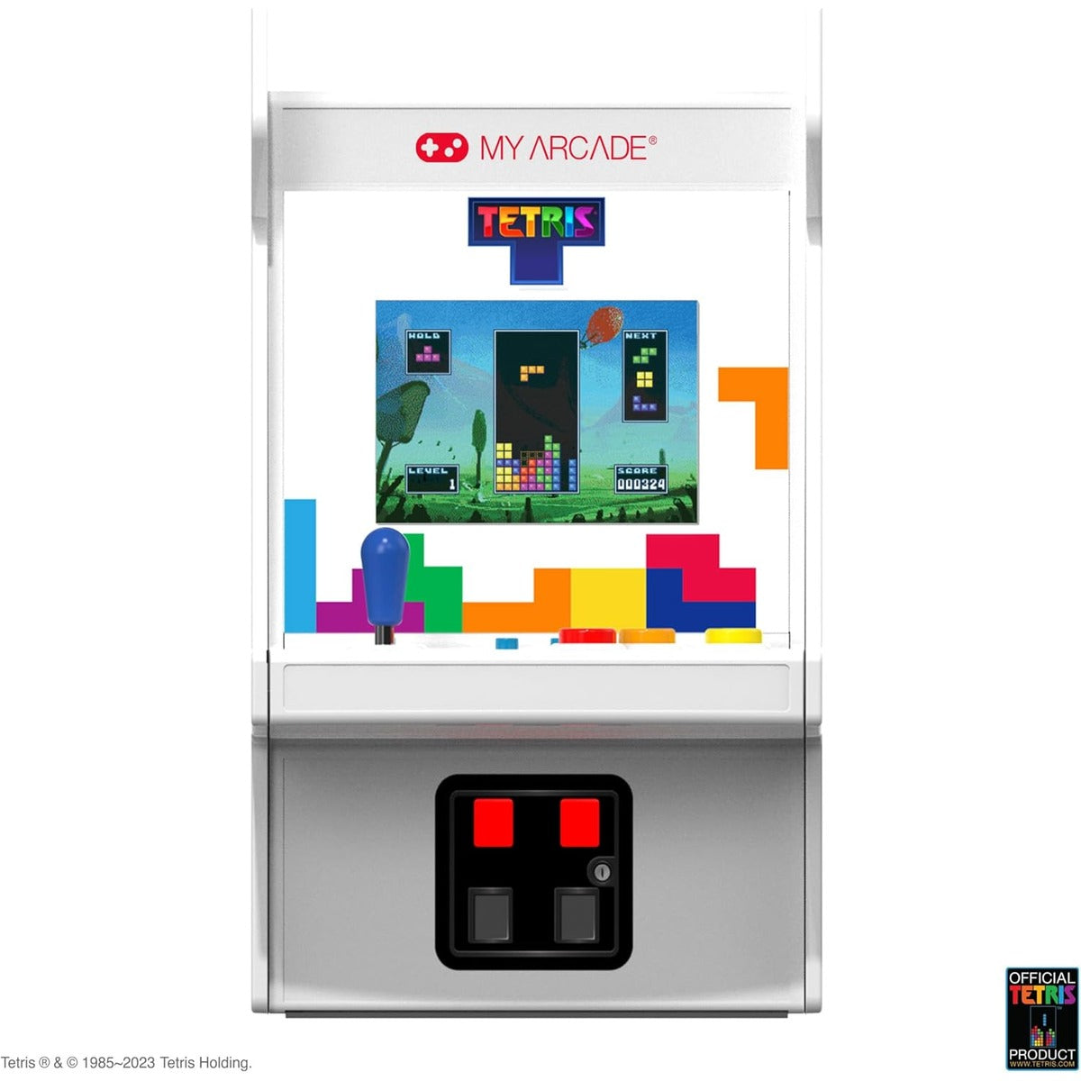 My Arcade Tetris Micro Player Pro: Mini Retro Arcade, Handheld Video Game