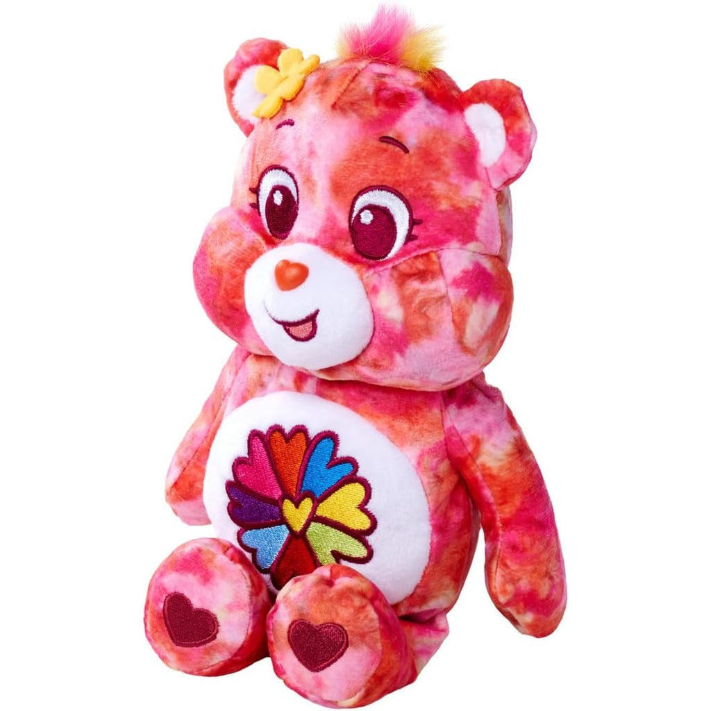 Simba - Lucky Bear Flower Power Bear Cuddly Toy 35 cm - Cuddly Soft