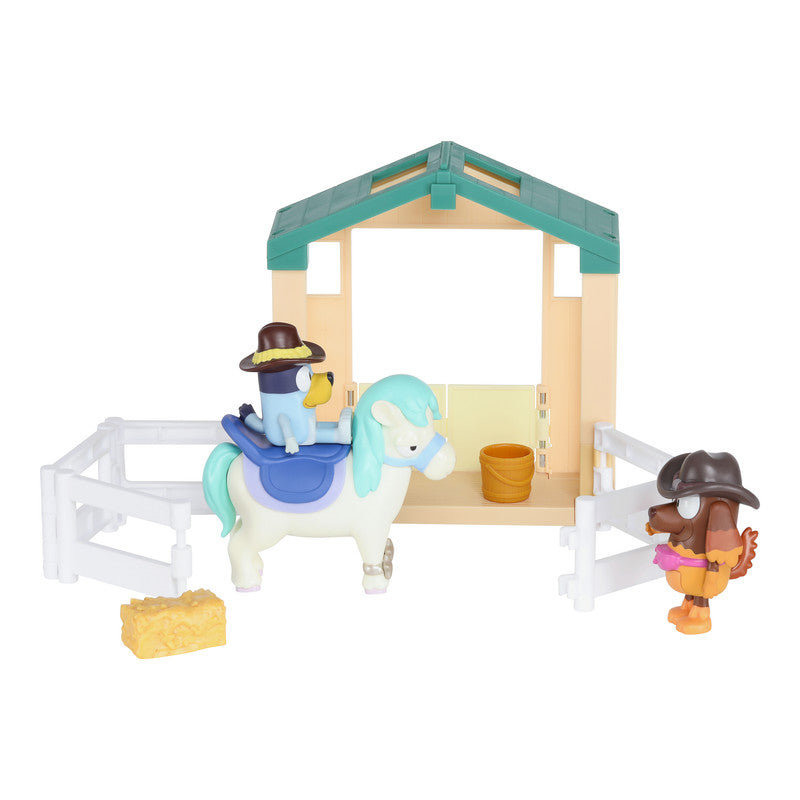 Bluey - S9 Pony Rides Collectable Playset - Multicolor
