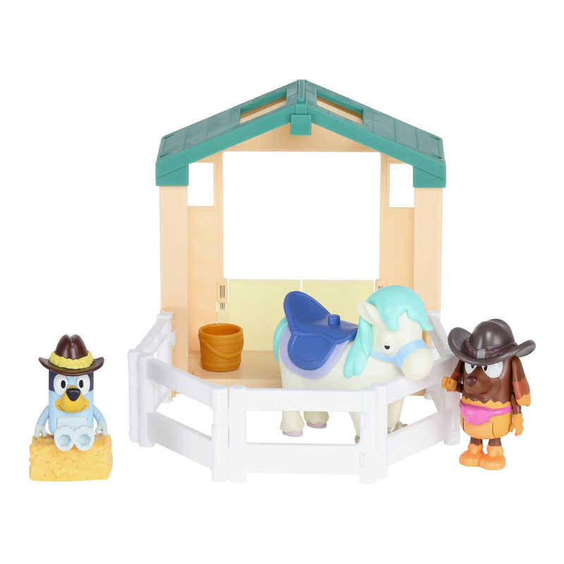 Bluey - S9 Pony Rides Collectable Playset - Multicolor