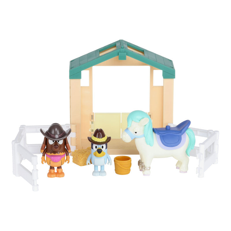 Bluey - S9 Pony Rides Collectable Playset - Multicolor
