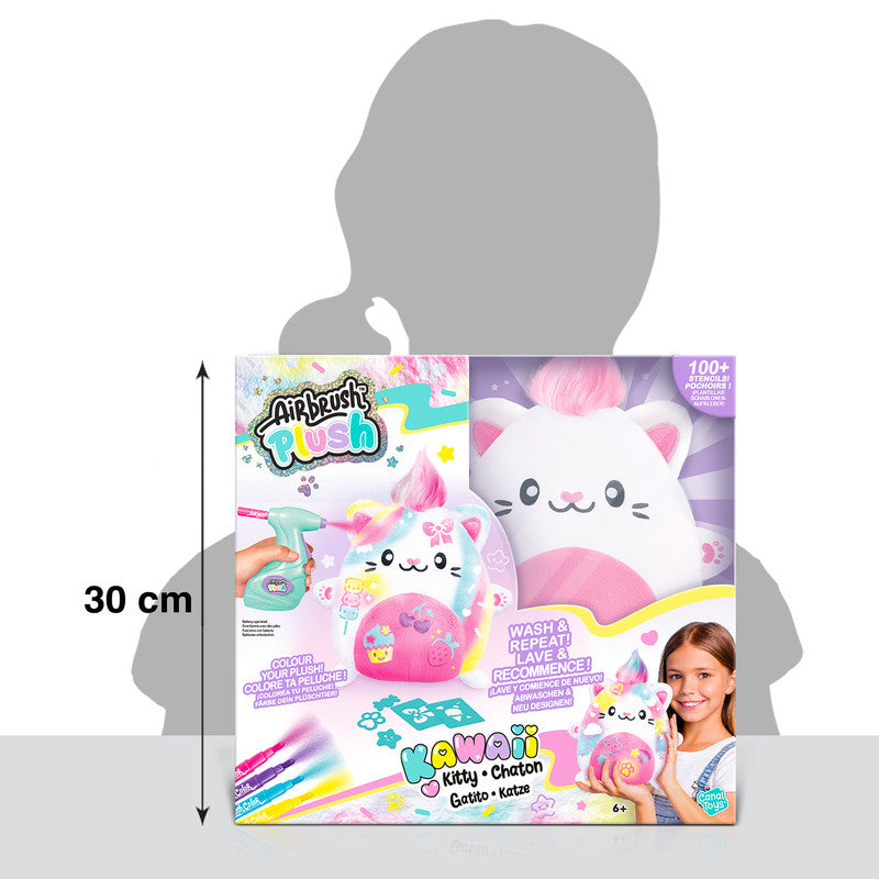 Canal Toys - Airbrush Plush - Kawaii Kitty