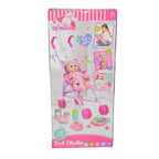 Vdora Dolls - 12 Sounds Baby Doll With Stroller Set - 14-inch