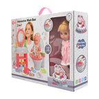 VDORA DOLLS - Baby Doll Set With Wash Basin & Toilet