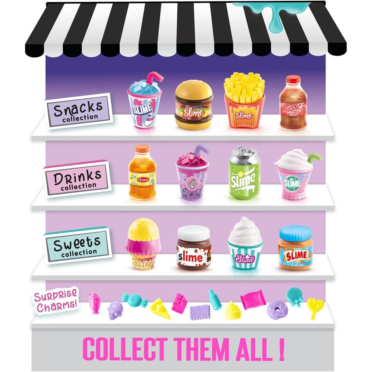 Canal Toys So Slimelicious Market - Mini Slime Case DIY Scents - SSC 240, Purple