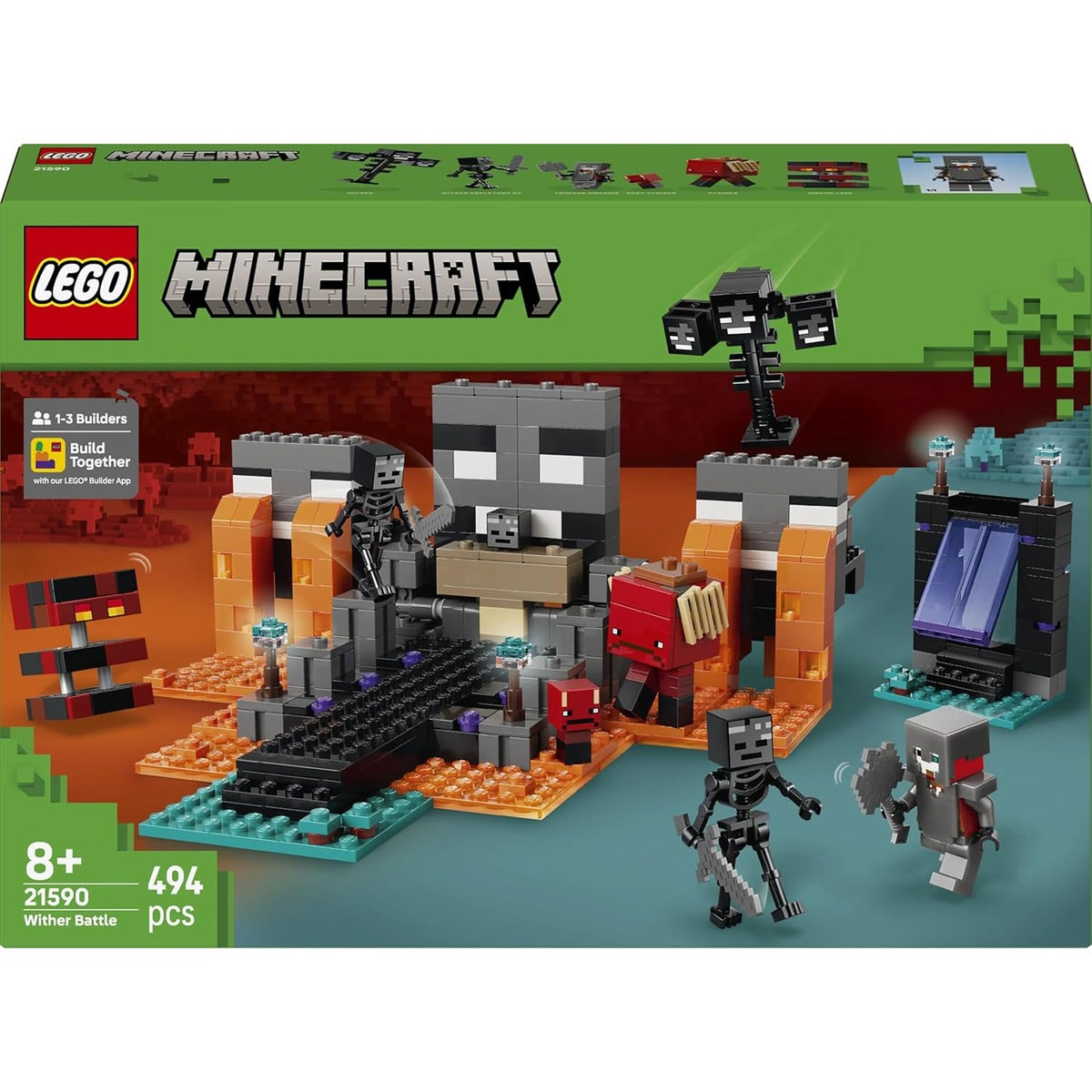 Lego Minecraft Wizard Battle Toy 21590 Birthday Present Blocks
