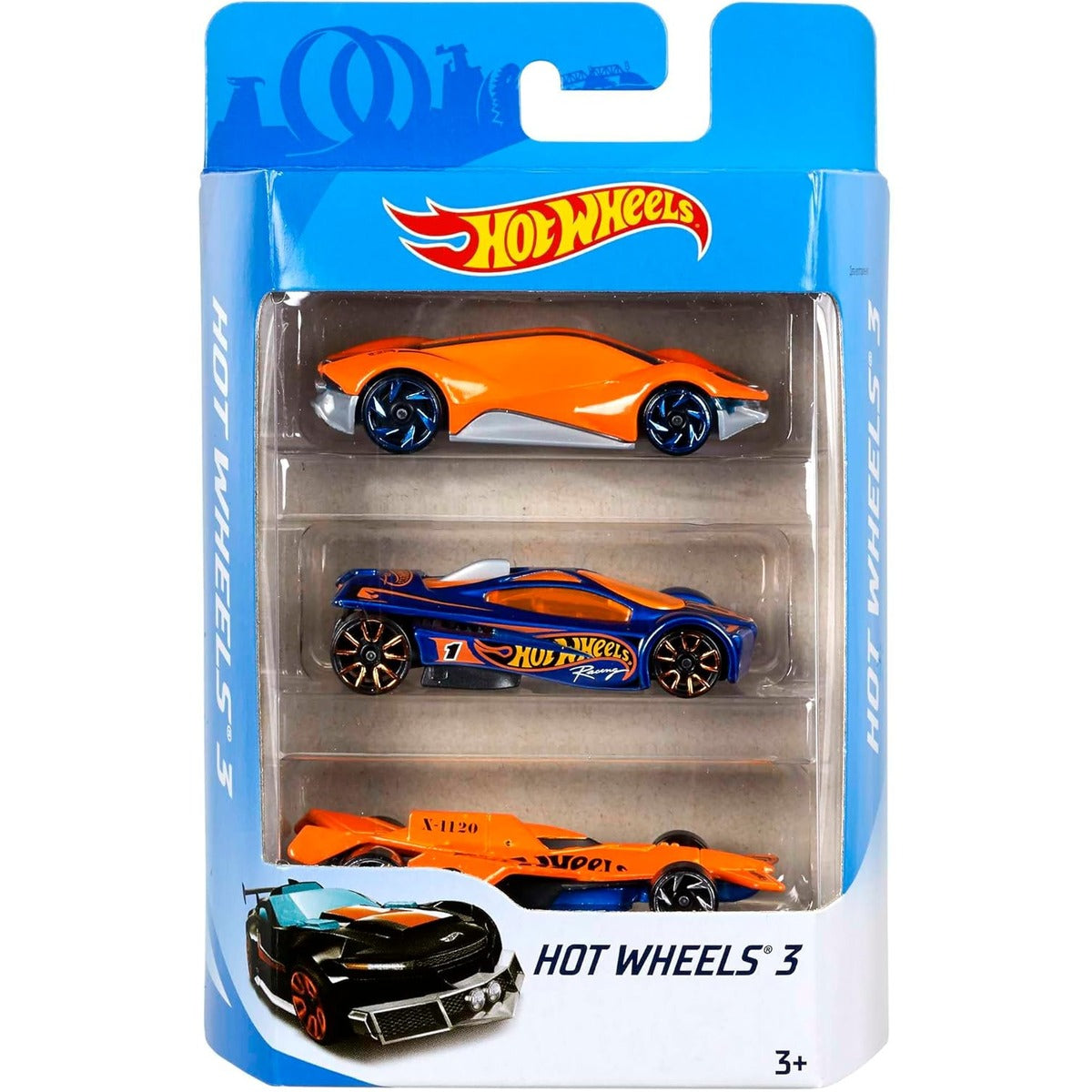 Hot Wheels 3 Car Pack, Multipack of 3 Vehicles