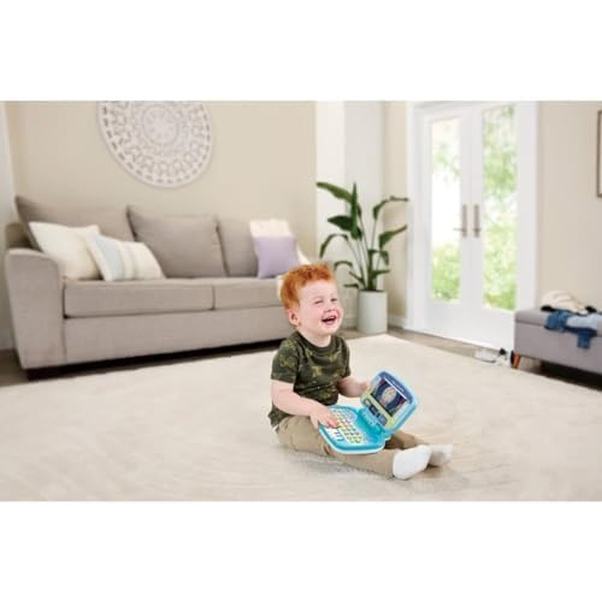VTech Swipe & Learn Laptop, Educational Toy for Toddler with Phonics, Counting, Computer Skills, Encourages Language Development, Logical Thinking, Gift for Ages 18, 24 Months +, English Version