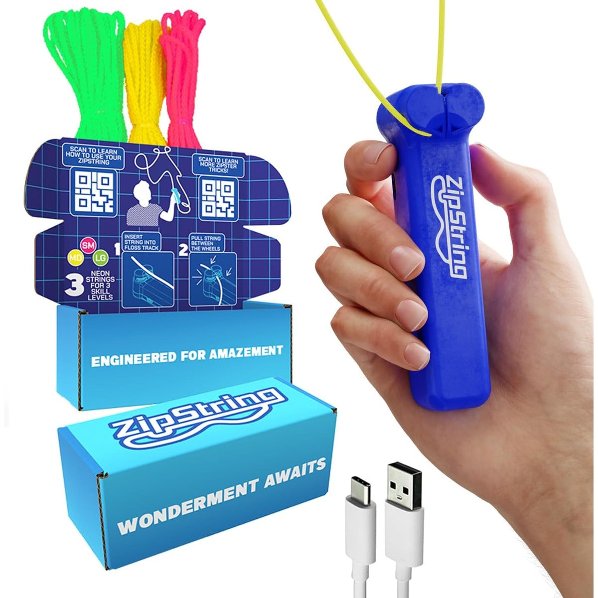 ZipString String Rope Launcher Bodacious Blue