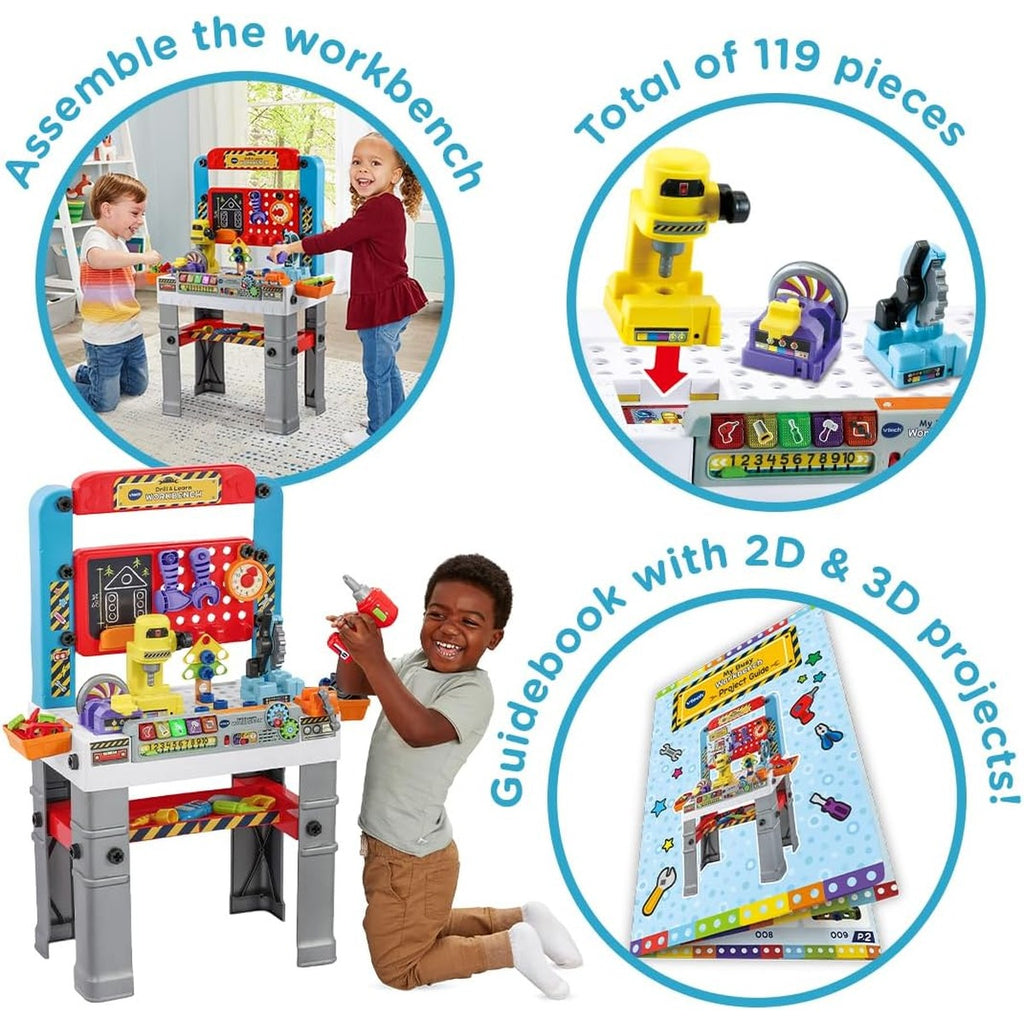 VTech My Busy Workbench, Interactive Toddler Toy