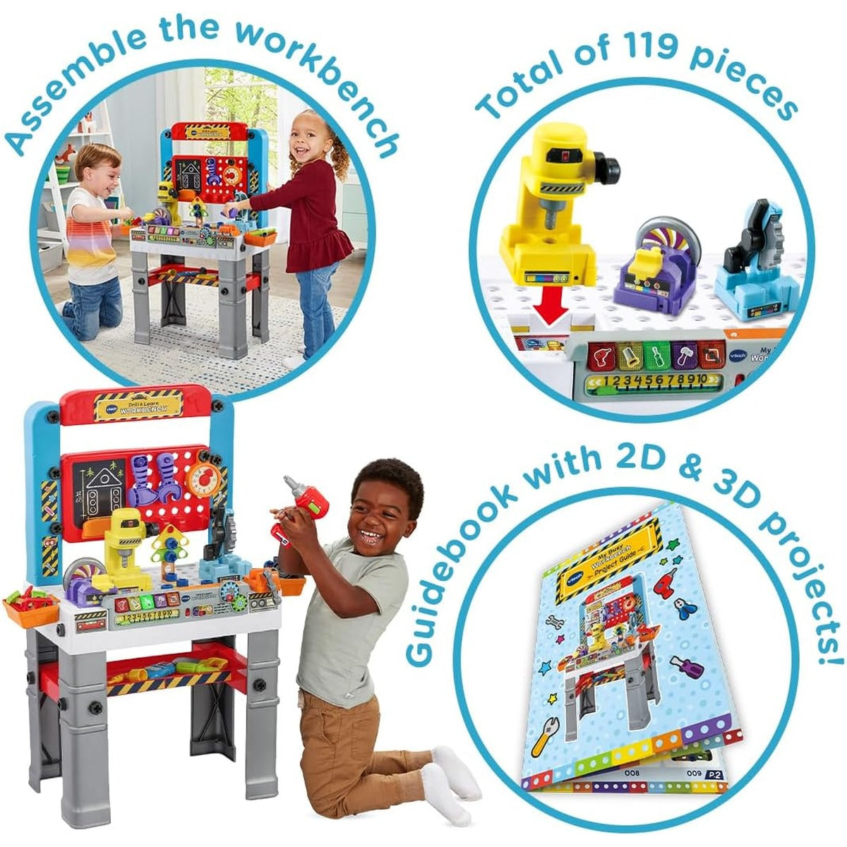 VTech My Busy Workbench, Interactive Toddler Toy