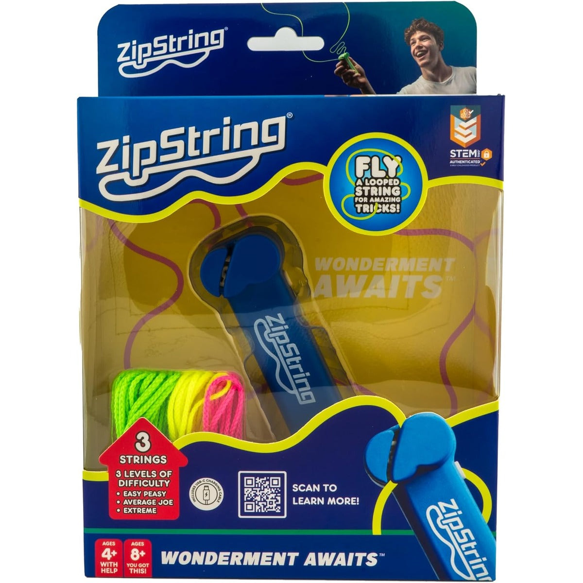 ZipString String Rope Launcher Bodacious Blue