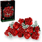 LEGO LEGO Botanicals Bouquet of Roses - Artificial Flowers Set for Adults - incl. 12 Faux Roses & 4 Sprigs of Baby's Breath t