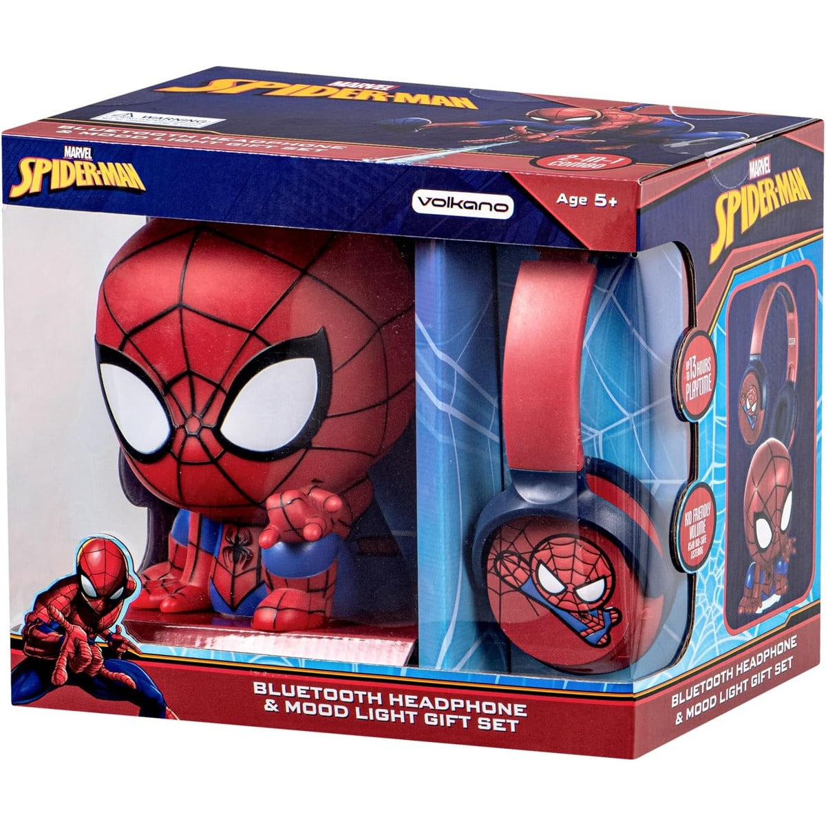 Marvel Spider-Man Soft Touch Light with Bluetooth Headphone