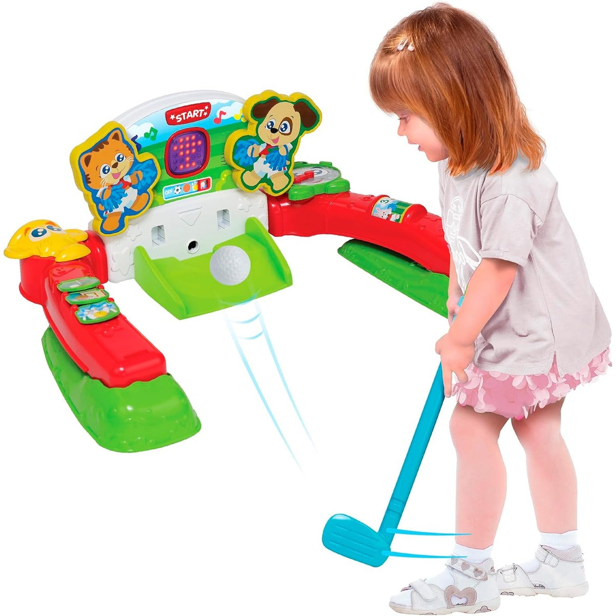 Winfun: 4-in-1 Sports Center - 4 Modes: Soccer, Basketball, Bowling, &amp; Golf, LED Screen, Transforming Interactive Toy, Toddlers &amp; Kids Ages 18mo+