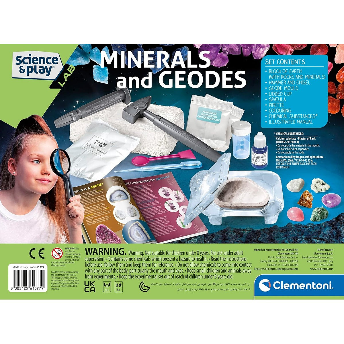 Clementoni Minerals and Geodes