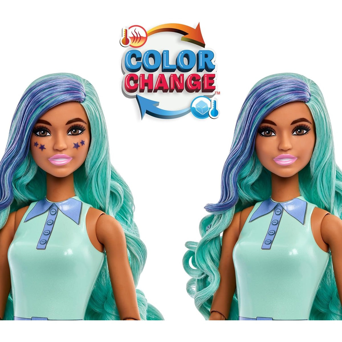 Barbie Pop Reveal Bubble Tea Series Doll & Accessories with Pet, 8 Surprises Include Color Change, Cup with Storage (Styles M