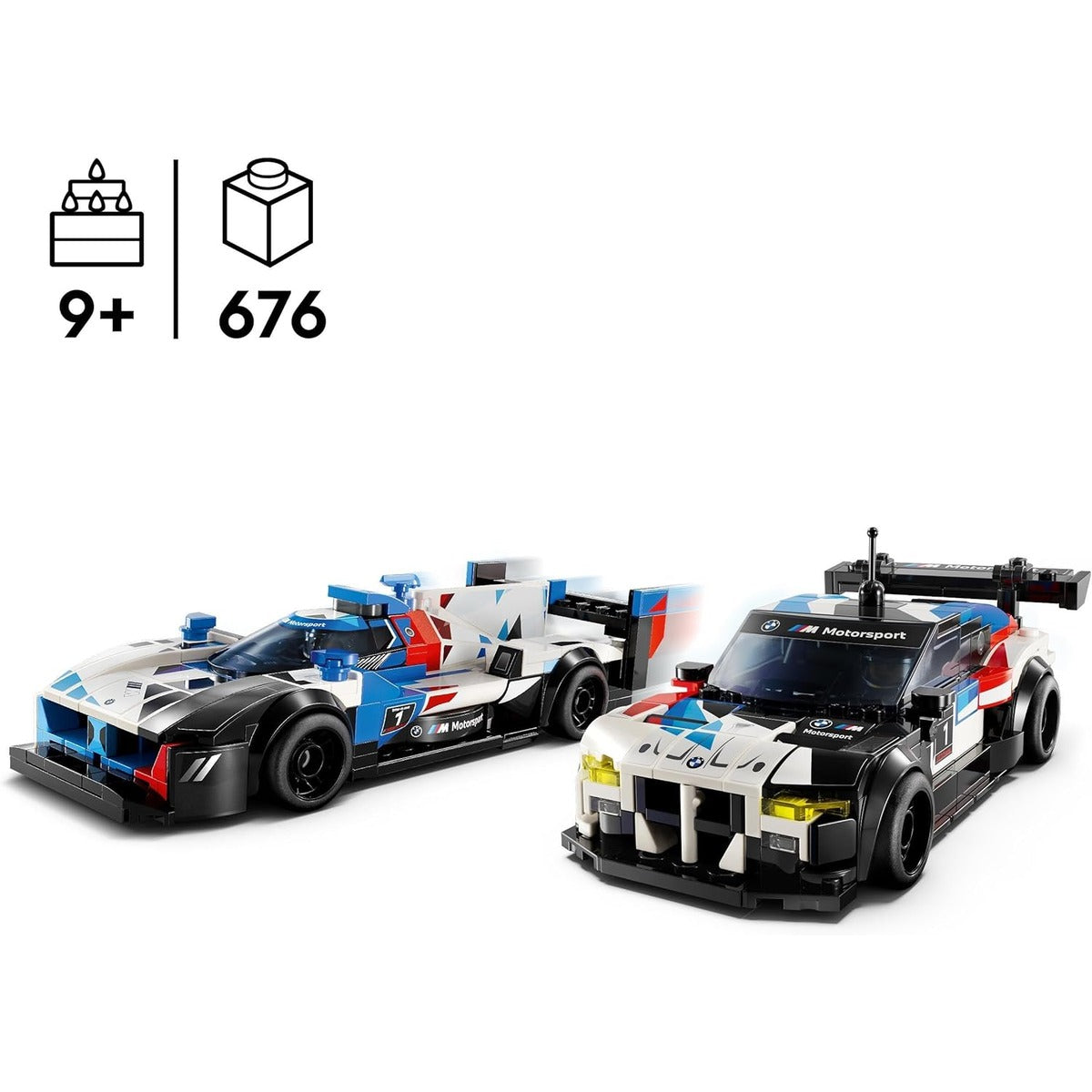 Lego Speed Champions BMW M4 GT3 & BMW M Hybrid Set 76922 One size