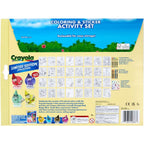Crayola Retired Colors Coloring & Activity Set, Retired Crayons & Stickers