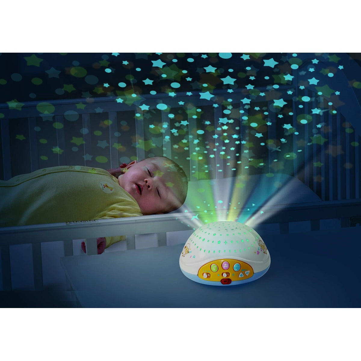 VTech Lullaby Lambs Mobile (Blue), Baby Night Light Projector