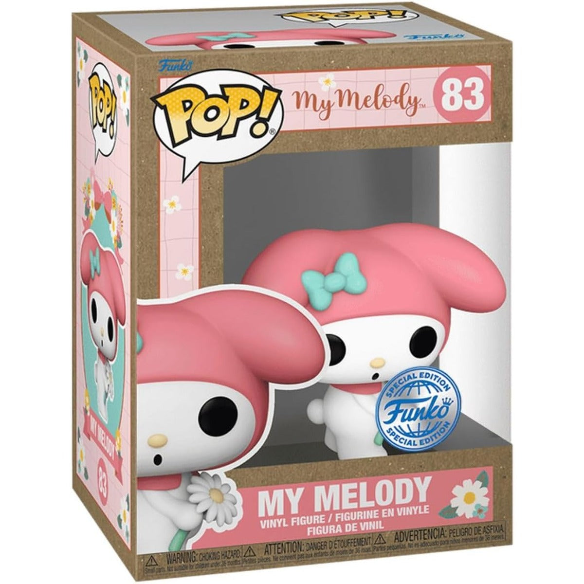 Funko Pop! Animation: Sanrio - My Melody with Flower (BoxLunch Exclusive)