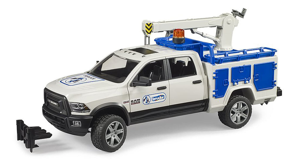 Bruder 02509 RAM 2500 Service Truck with Rotating Beacon