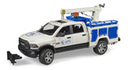 Bruder 02509 RAM 2500 Service Truck with Rotating Beacon