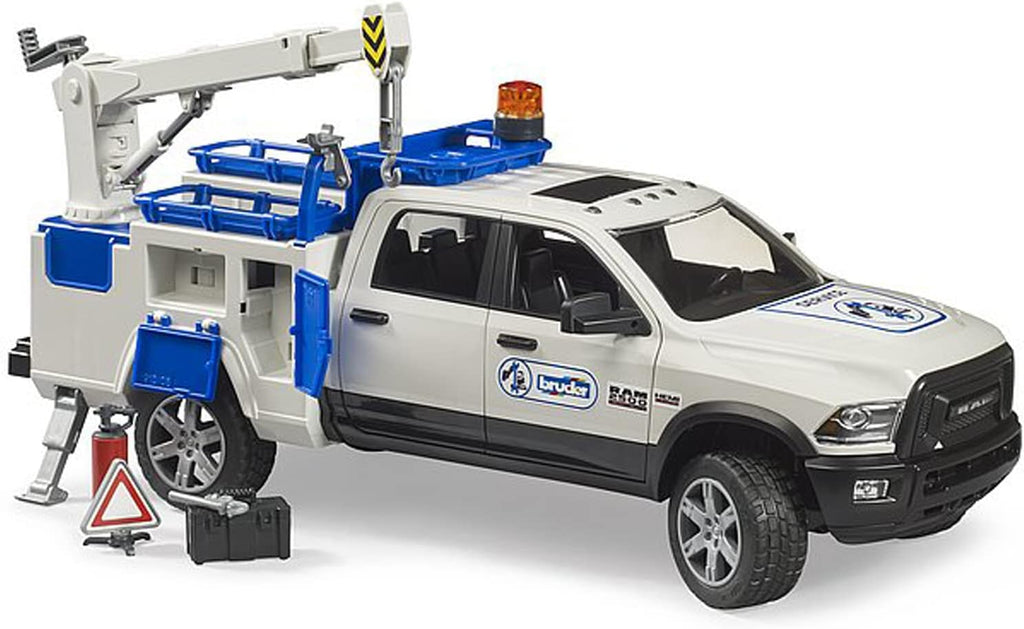 Bruder 02509 RAM 2500 Service Truck with Rotating Beacon
